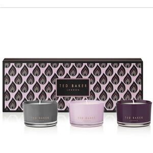 Ted Baker London residence mini trio candle collection NWT